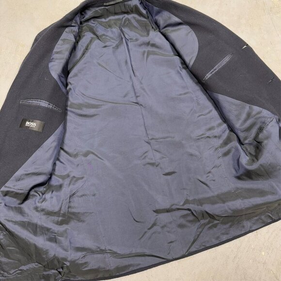 Hugo Boss Mars Blazer Sport Coat Made in Italy EU 52 / US 42 Textured Fabric - Picture 4 of 7